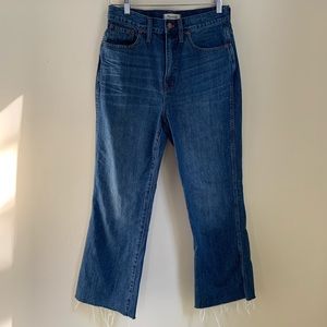 Madewell slim wide leg jeans